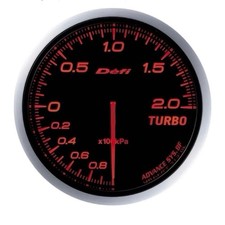 New Defi Advance Bf 60mm Turbo Boost Gauge Red 200kpa Jdm Ek9 S13 S14 R32 R33 34