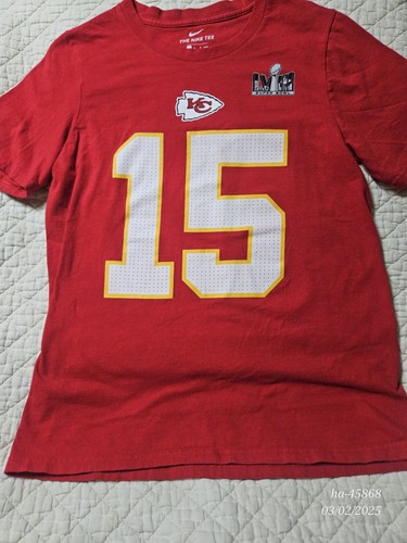 NWOT Youth Mahomes Jersey Style TShirt Super Bowl LVIII - Picture 2 of 5