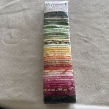 Hoffman Bali Pop - SUMMER - 40 2.5" Batik Fabric Strips