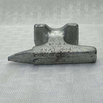 Vintage Portland Forge Mini Advertising Anvil Cast Iron 