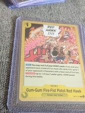 Gum-Gum Fire-Fist Pistol Red Hawk OP11-114 A Fist of Divine Speed