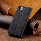 For Apple iPhone 17e Leather Case Shockproof Rugged Slim Flip Wallet Cover Black