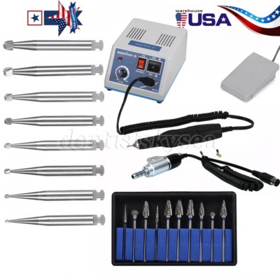 Lab Marathon Electric Micromotor Polishing 35K rpm Handpiece Carbide Burs Dental