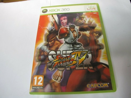 Jeu Super Street Fighter IV - Xbox 360 Complet (boîte, Manuel), Bon état, Version Française