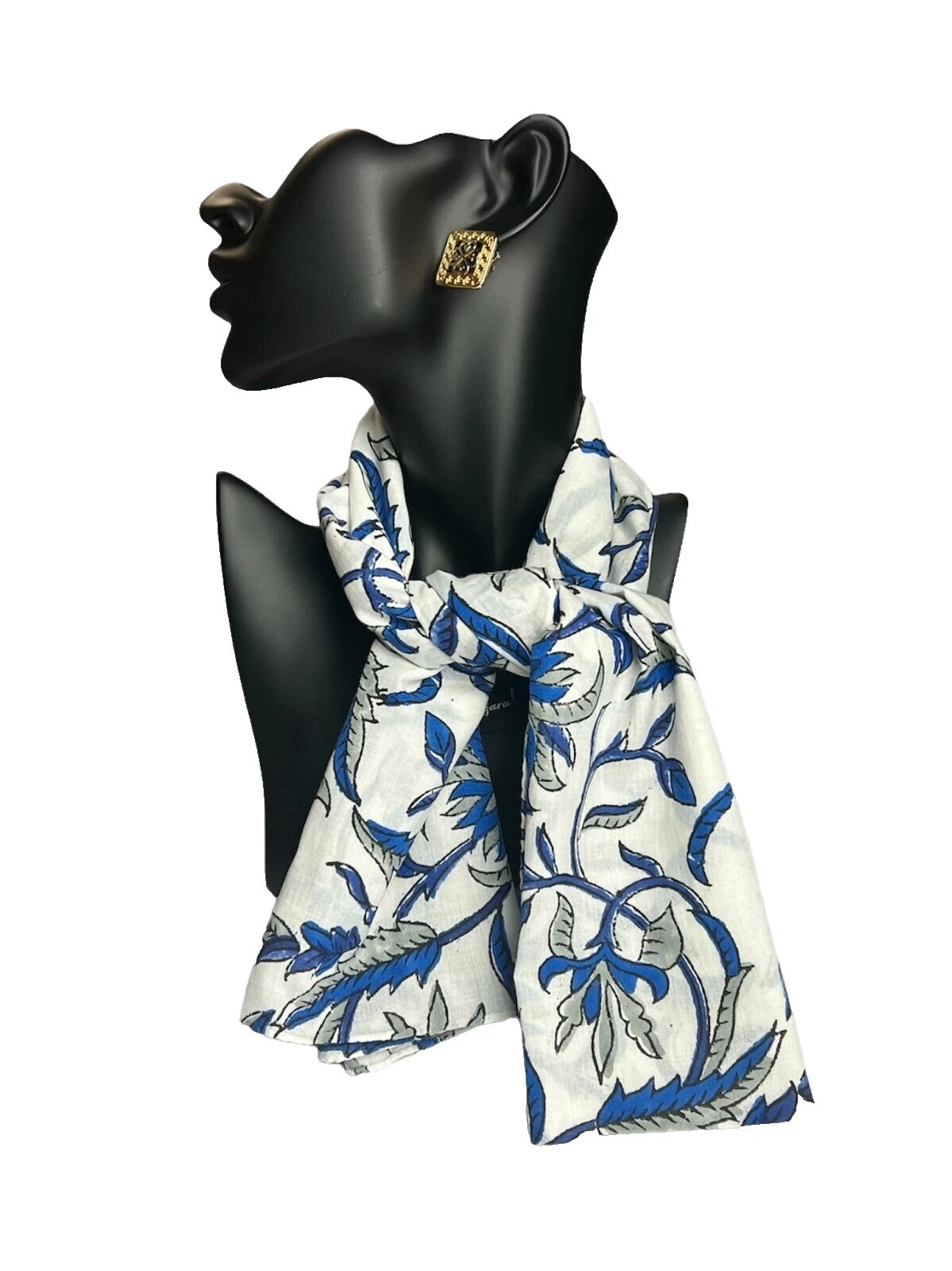 Cotton Floral Scarves & Wraps for Women
