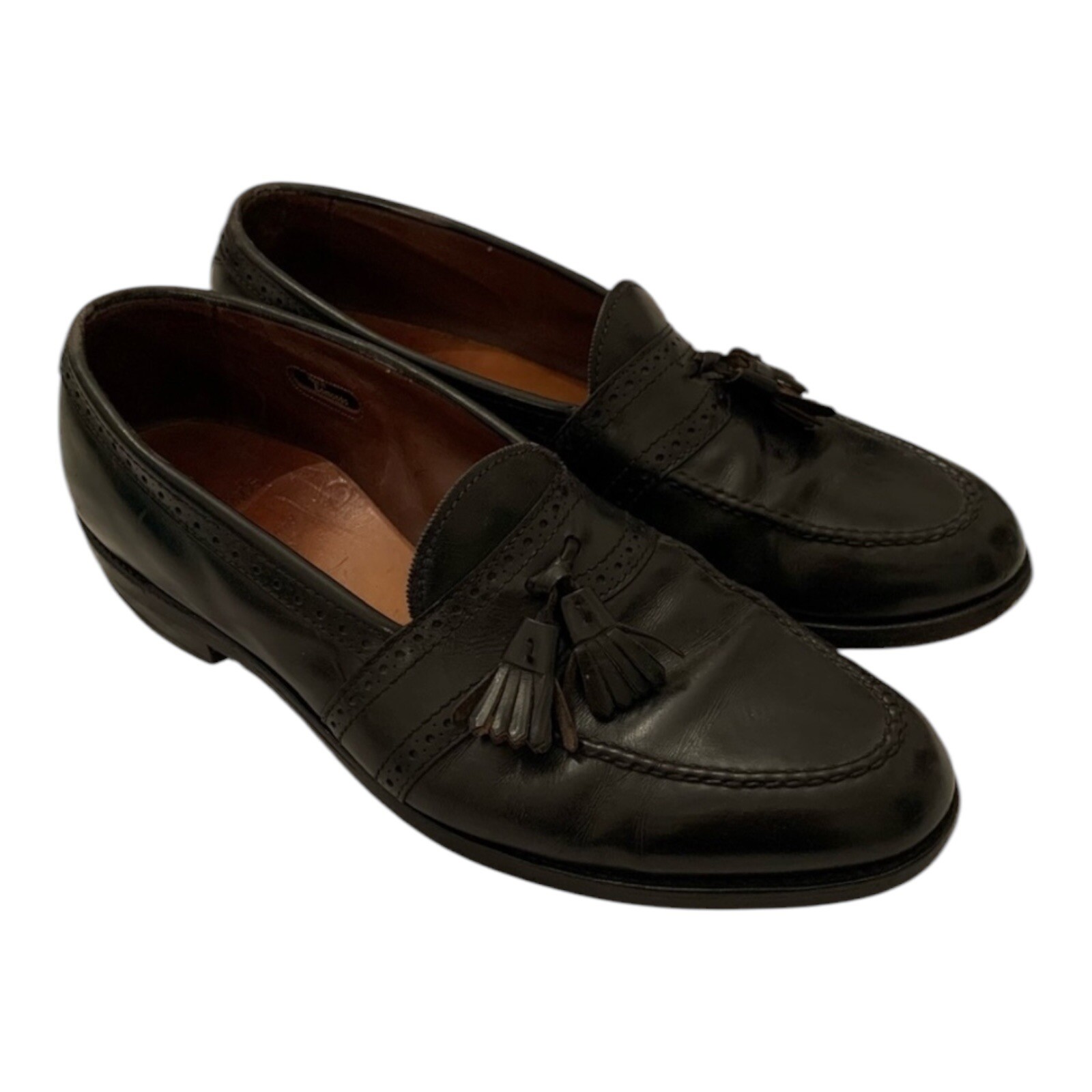Allen Edmond Harvard Black Leather Tassle Loafers Grayson Tassel Loafer | Men main image 3