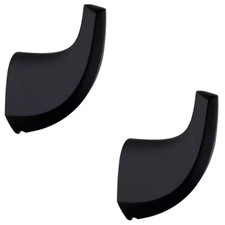 2-Pack Wall Mounted J-Hook Robe/Towel Hook in Stainless Steel Matte Black