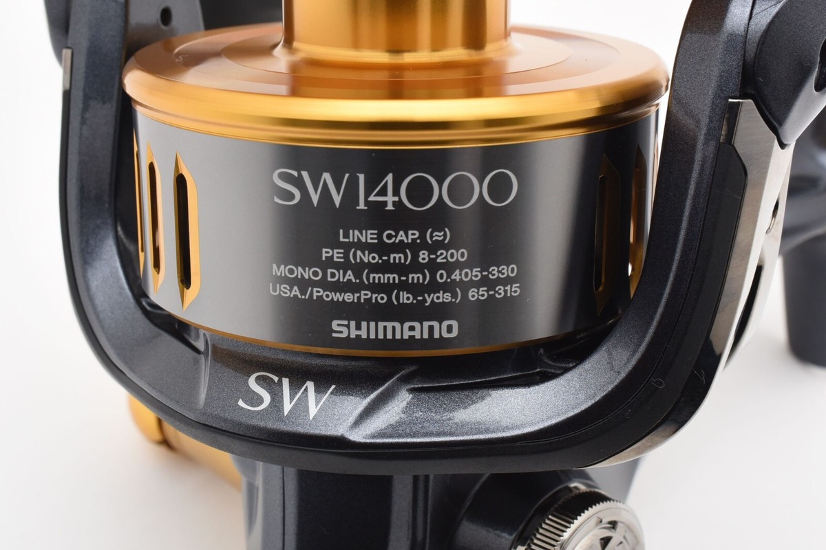 SHIMANO 15TWIN POWER SW14000ＸＧ 🌟Excellent+5🌟 Shimano 15 Twin Power SW 14000XG Spinning