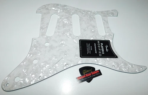Fender Stratocaster Pickguard Player II Modified Pearloid Guitar Parts Project