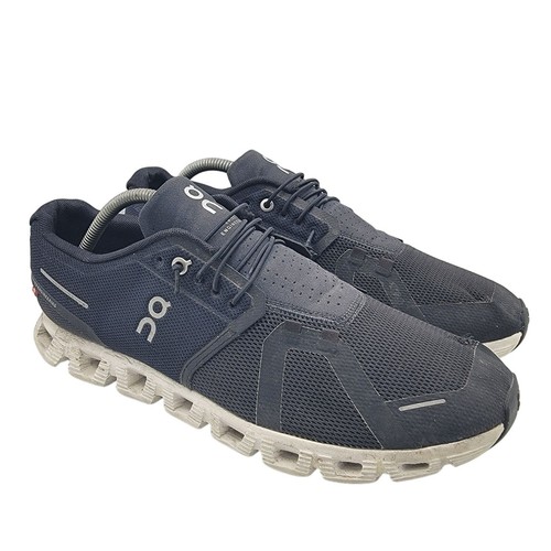 On Cloud 5 Hombres 10.5 Negro Zapatos Atléticos Aire Libre Caminar Ligero Correr