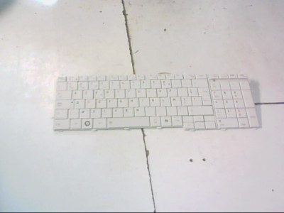 Clavier AZERTY Français Pour Toshiba Satellite Pro L655-1ED - Neuf Et Original - Couleur Blanc
