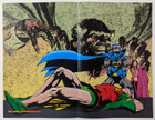 Batman Ra's Al Ghul Man-Bat Riddler Comic Poster Art Original Pin-Up Neal Adams