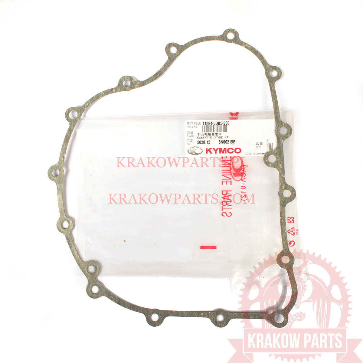 Generator Right Cover Gasket Kymco MXU 500, UXV 500, original 11394-LDB5-E00