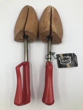 2 Shoe Keepers Travel Tree Rochester Shoe Tree Co. Wood Shoes Tree Split Toe M-4