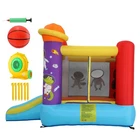 Small Inflatable Bounce House Bouncy Jumping Castle with Blower Slide for Kids?