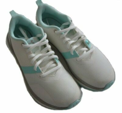 DAMEN UNDER ARMOUR PRESS 2 LAUFSCHUH SPORTSCHUH FITNESSSCHUH WEISS MINT 38,5 NEU