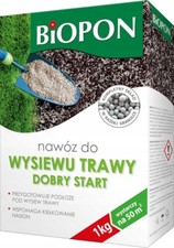 BIOPON NAW�Z DO WYSIEWU TRAWY DOBRY START 1KG Biopon Bros Happs ??
