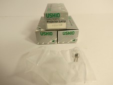 3x USHIO Halogen FHD 10W 6V Projector Bulb Lamp Light NOS