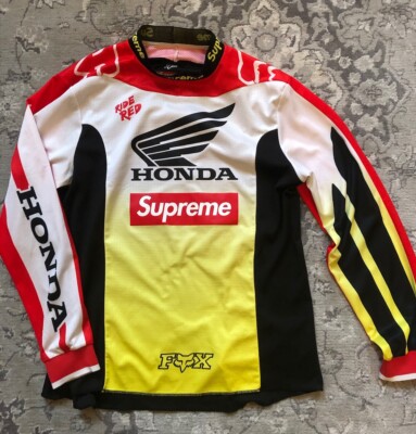 Supreme x Honda x Fox Racing Moto Top Trikot | Size L | FW19