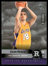 2004-05 Upper Deck R-Class #117 Sasha Vujacic Rookie RC Lakers basketball card