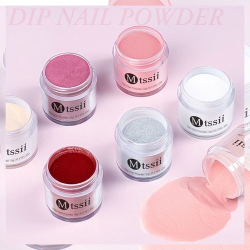 Juego de polvo de uñas de inmersión de 5 g sistema de inmersión en polvo brillo de uñas desnudo kit de uñas arte - Imagen 3 de 77