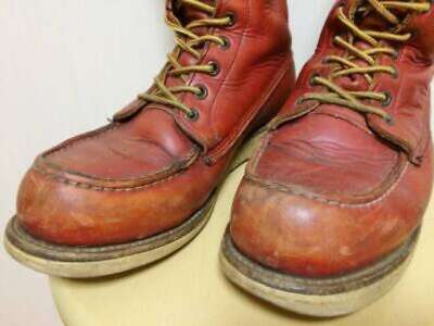 Red Wing 90s Vtg 877 Irish Setter Boots Green Half Moon Tag