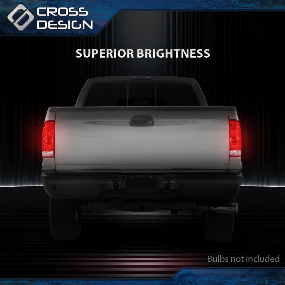 Par de luces traseras rojas aptas para Ford 1997-03 F150 1999-07 F250 F350 F450 Super Duty Foto 3 de 4