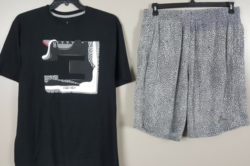 NIKE AIR JORDAN III 3 CEMENT OUTFIT 