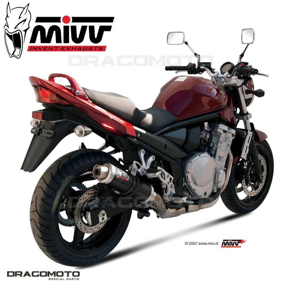 échappement SUZUKI GSF 650 BANDIT 2007 2008 MIVV Gp Noir - Photo 2/4