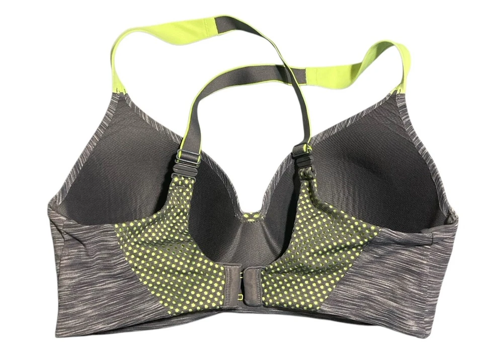 Sujetador Maidenform 34D Gris Inalámbrico Push Up Plunge Ligeramente Acolchado Foto 2 de 3