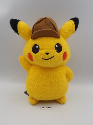 Detective Pikachu Pokemon MC1201 Banpresto 2019 Plush 12'' TAG Toy Doll Japan 