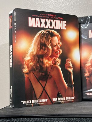 MaXXXine - (4K, Blu-Ray) w/ Slipcover - Paramount U.S. - Ti West / a24 - NEW