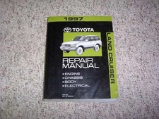 1997 Toyota Land Cruiser Factory Original Shop Service Repair Manual 4.5L 4WD