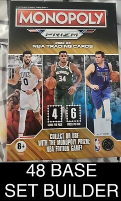   2022-2023 NBA Prizm Monopoly 40x Card Lot! STARS & VETS SET BUILDER NMT  