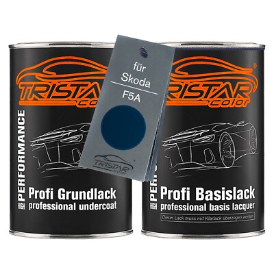 Autolack Set Dose für Skoda F5A Pacific Blue Modra Pacific 2,0L
