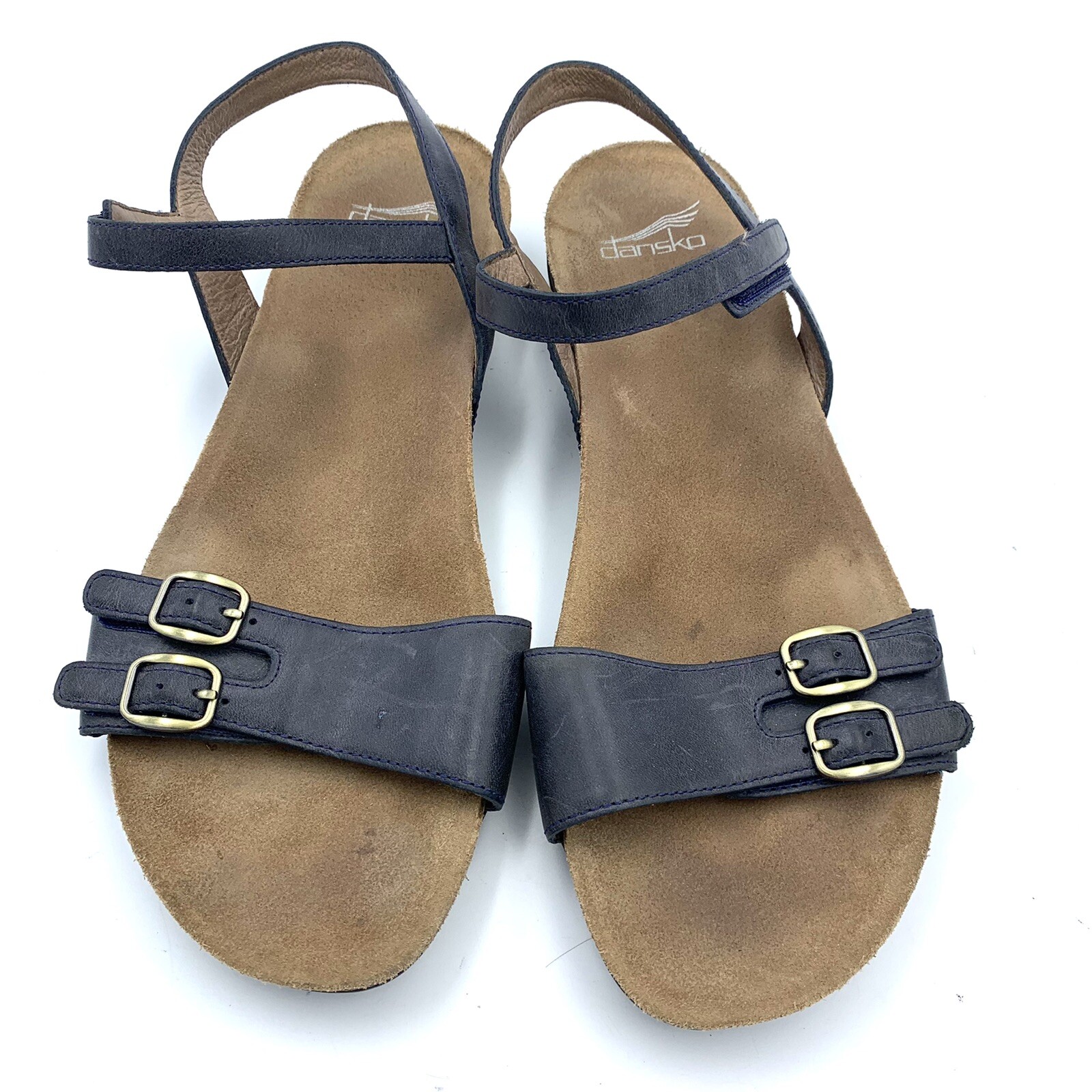 navy dansko sandals