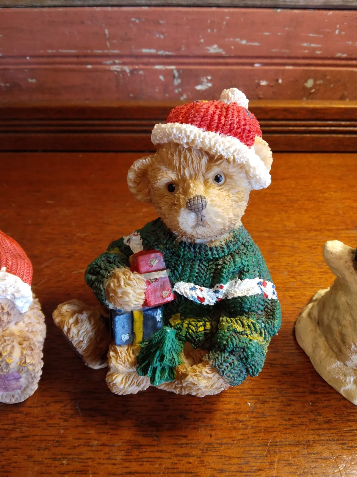 3 K'S Collection Christmas Bears Figurines Vintage Collectable Toys