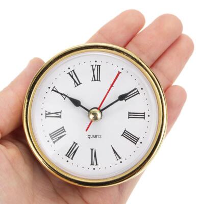Classic Clock Craft Quartz Movement Round Clocks Head Insert Roman ...