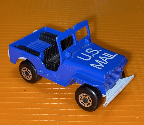 Vintage 1976 Lesney Matchbox SLEET-N-SNOW U.S. Mail Jeep Rare Original England + - Picture 4 of 7