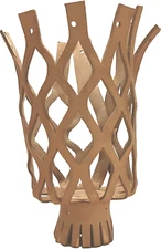 Set of 6pcs Genuine Leather Pool Table Pocket Net Replacement NATURAL No Dye