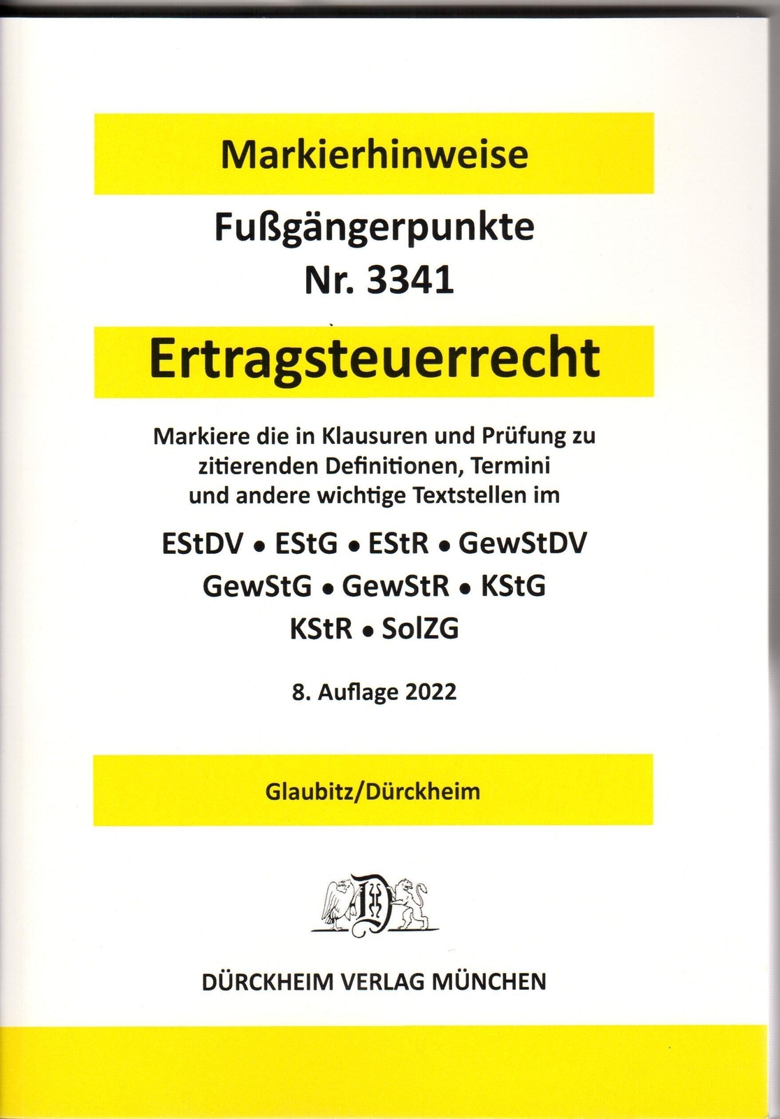 Thumbnail - Ertragsteuerrecht Dürckheim-markierhinweise/fußgängerpunkte Für Das