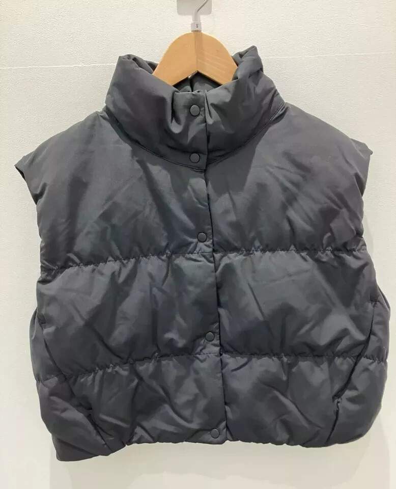 UNIQLO :C Down cropped vest XS-3XL BLACK/PINK/BEIGE/OLIVE UNIQLO :C Down cropped vest XS-3XL BLACK/PINK/BEIGE/OLIVE