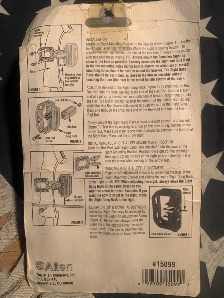 Mira ecualizadora ALLEN Sight Science contiene 4 pasadores de mira - 15099 Foto 2 de 2