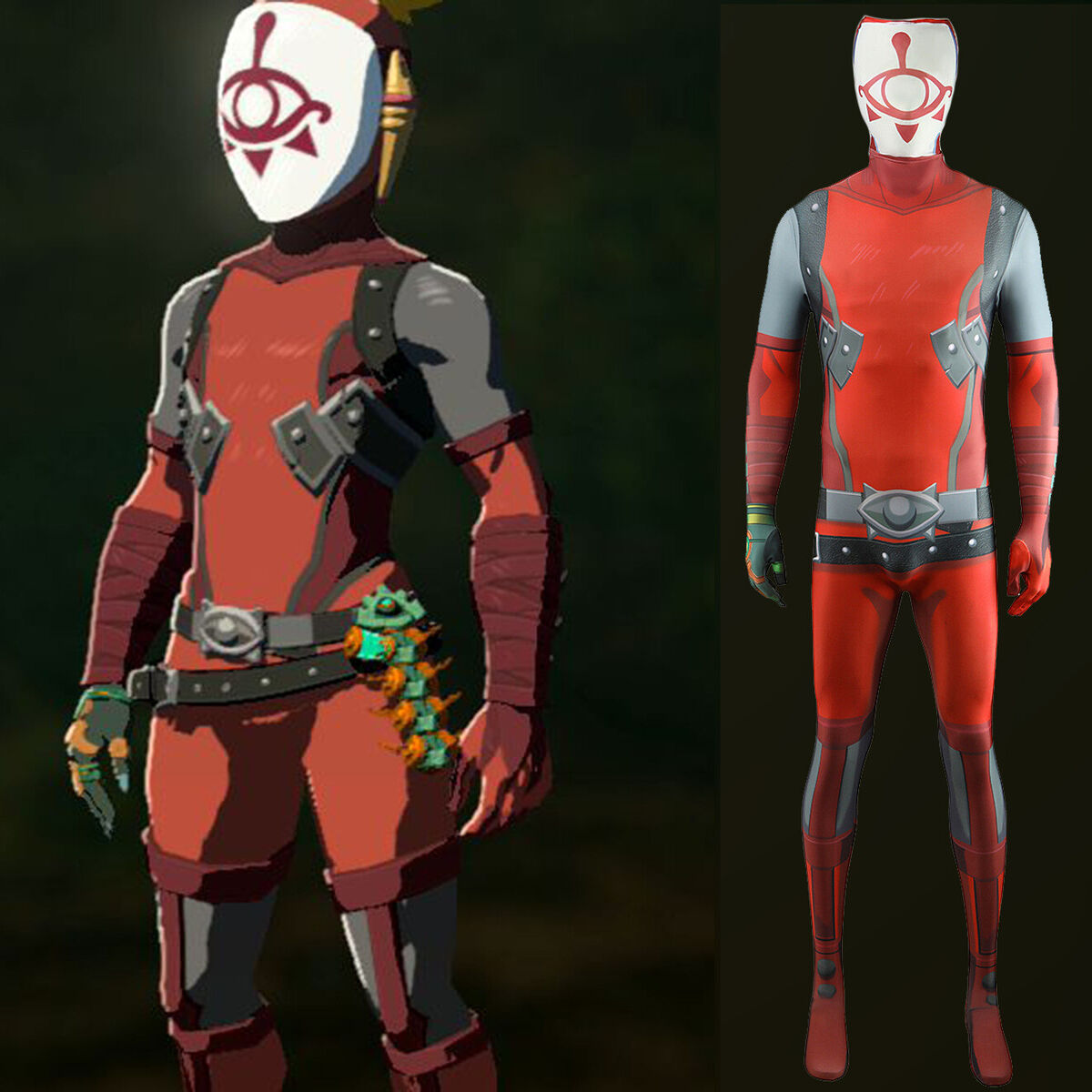 New Yiga Clan Jumpsuit The Legend of Zelda Bodysuit Cosplay New Yiga Clan Jumpsuit The Legend of Zelda Bodysuit Cosplay
