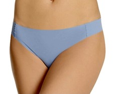 MAIDENFORM Flawless No Line Look Blue Thong Panty Underwear Womens Sz XL 8 2XL 9