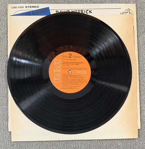 The Roar of the Greasepaint-The smell of the Crowd Original Broadway Musical LP - Imagen 4 de 4