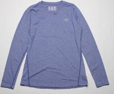 New Balance Heathered LS Tee S WT53151 TTH