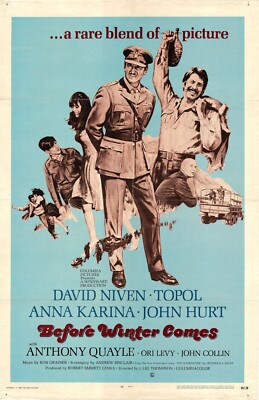 BEFORE WINTER COMES 1969 Original Movie Poster CHAIM TOPOL