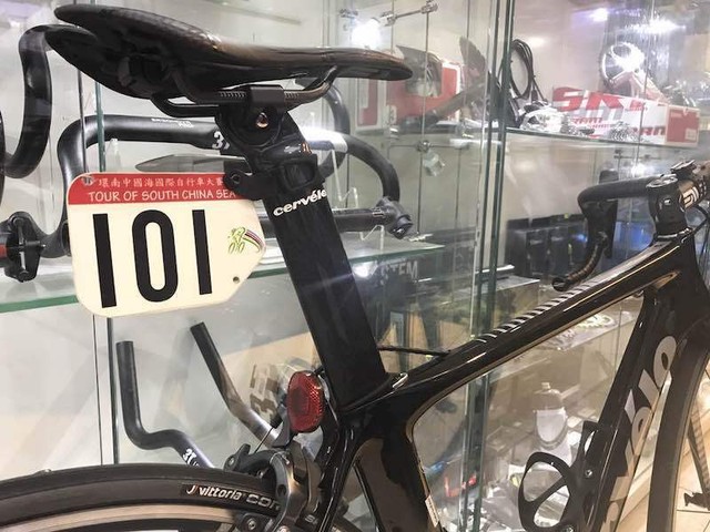 bike rack number plate holder