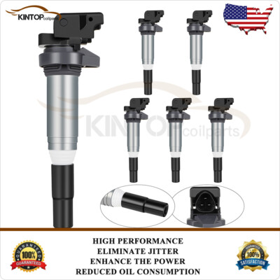 Ignition Coil Set Of 6 For BMW 128i 328i 335i 528i X5 Z4 Etc. 2001-2017 - Performance Upgrade